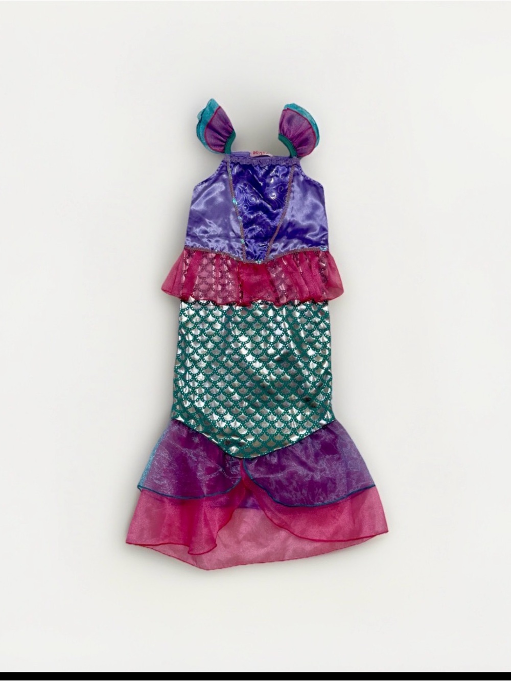 Girls Size 100cm 4 Mermaid Dress Pretend Play Dress Up Costume Princess Ariel